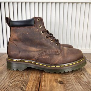 Doc Dr Martens 939 Ben Boot Womens Size 8 Brown Leather Lace Up Work Ankle Boots